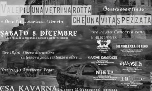Flyer 8 Dicembre - Genova non è finita